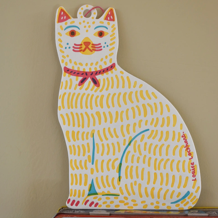 Cat Letterpress Die Cut Decoration