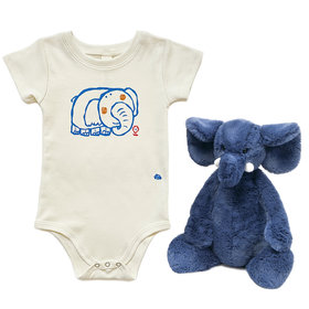 The Elephant Baby Leggings AOP - Lucky Wang nyc