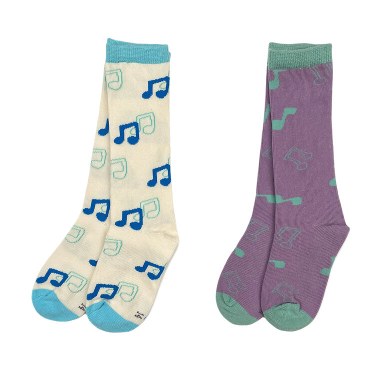 Variis Ltd. Music Notes Knee High Socks