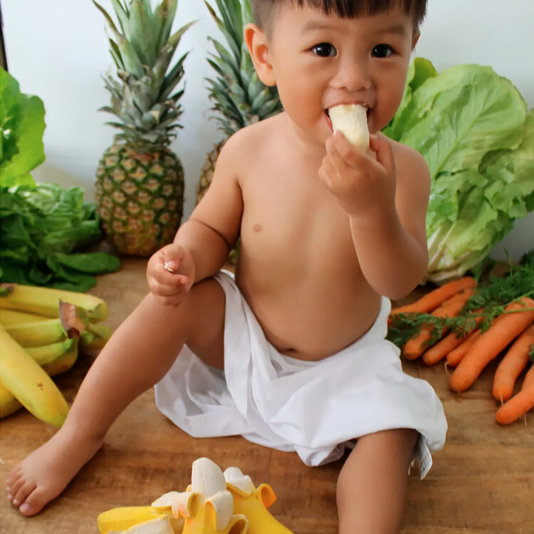 Ana Banana Natural Rubber Teether Toy