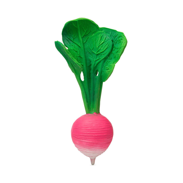Ramona Radish Natural Rubber Teether Toy