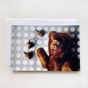Lucky Wang Kuma Bear Card