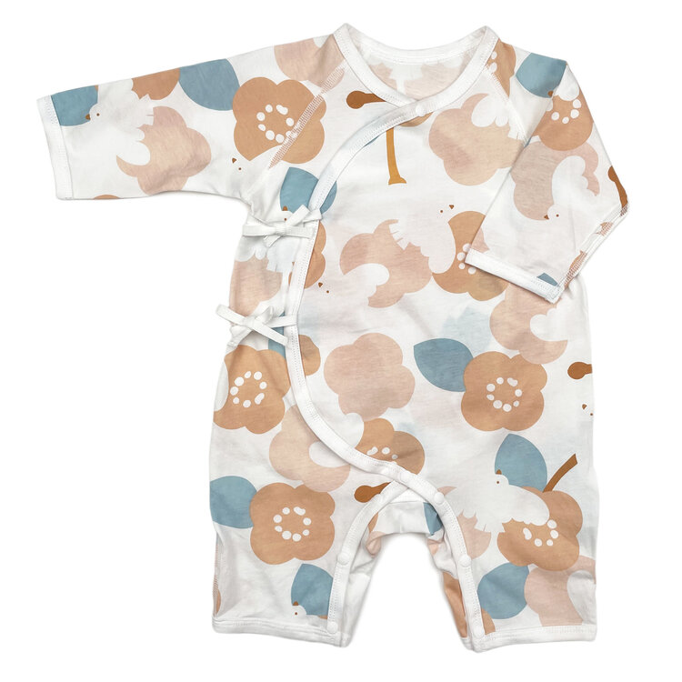 Kizzu Club Dove Floral Romper