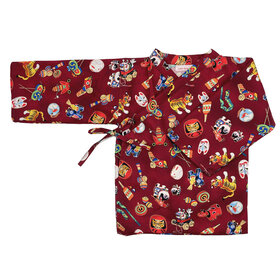 Lucky Wang Kimono Nippon Toy Burgundy
