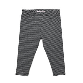 Lucky Wang Baby Leggings Pin Stripe Grey Black