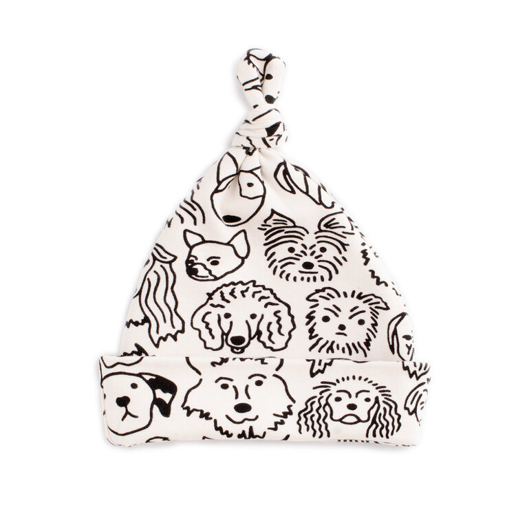 Winter Water Factory Dogs Knotted Beanie