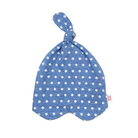 Lucky Wang LW Beanie Polka Dots Peri Blue