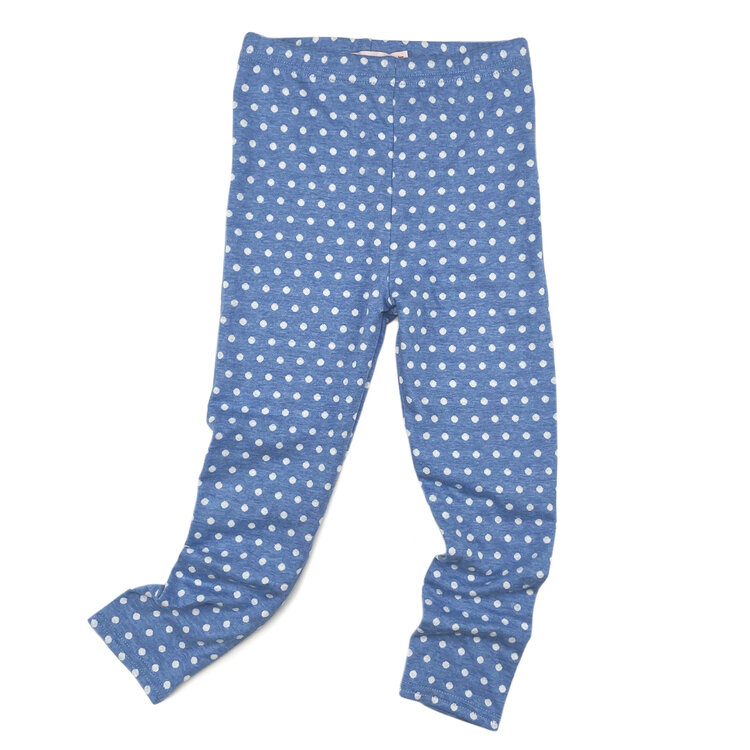 Lucky Wang Polka Dots Peri Blue Leggings
