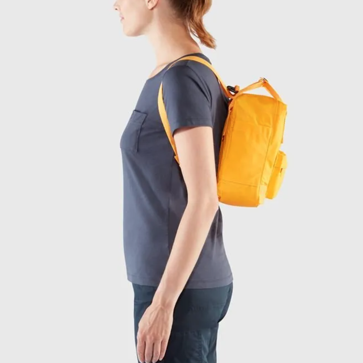 Fjallraven Mini Kanken Backpack Ochre