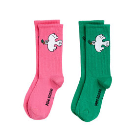 Mini Rodini Peace Dove Socks 2/Pk