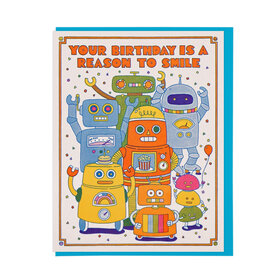Robot Smile Birthday