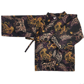 Lucky Wang Kimono Tiger Cocoa