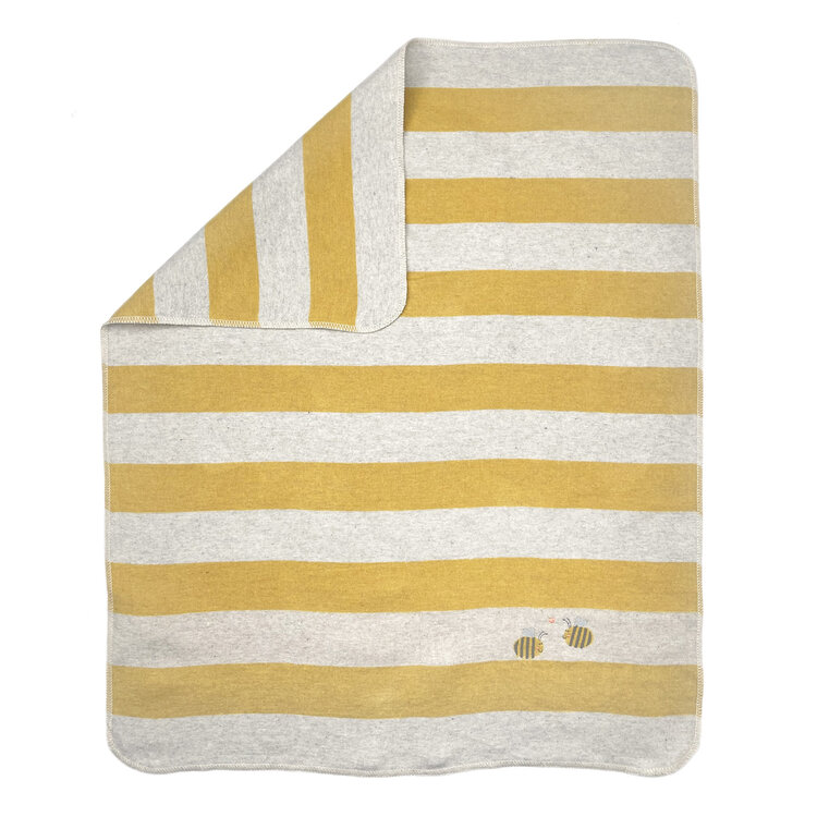 David Fussenegger Juwel Blanket Stripes with Bees