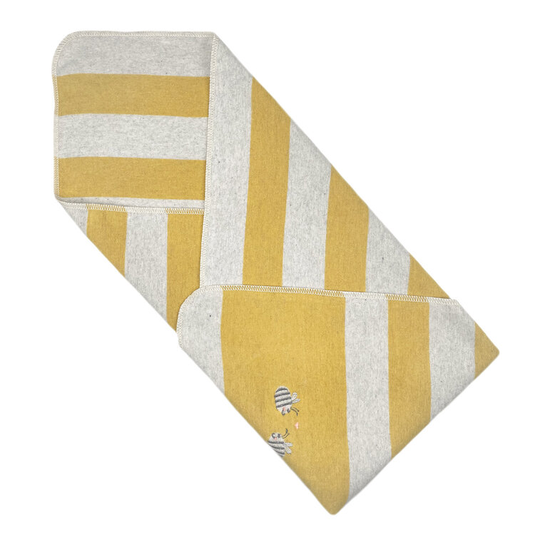 David Fussenegger Juwel Blanket Stripes with Bees