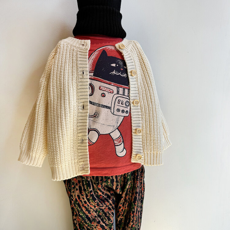 Factory 43 Space Cat Red Tee