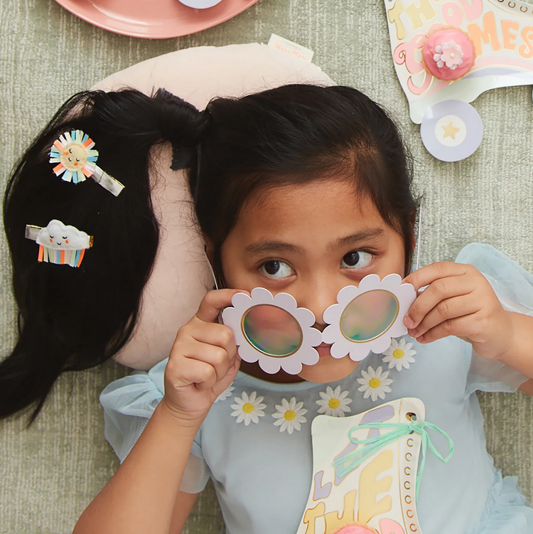 Meri Meri Rainbow Sun & Cloud Hair Clips