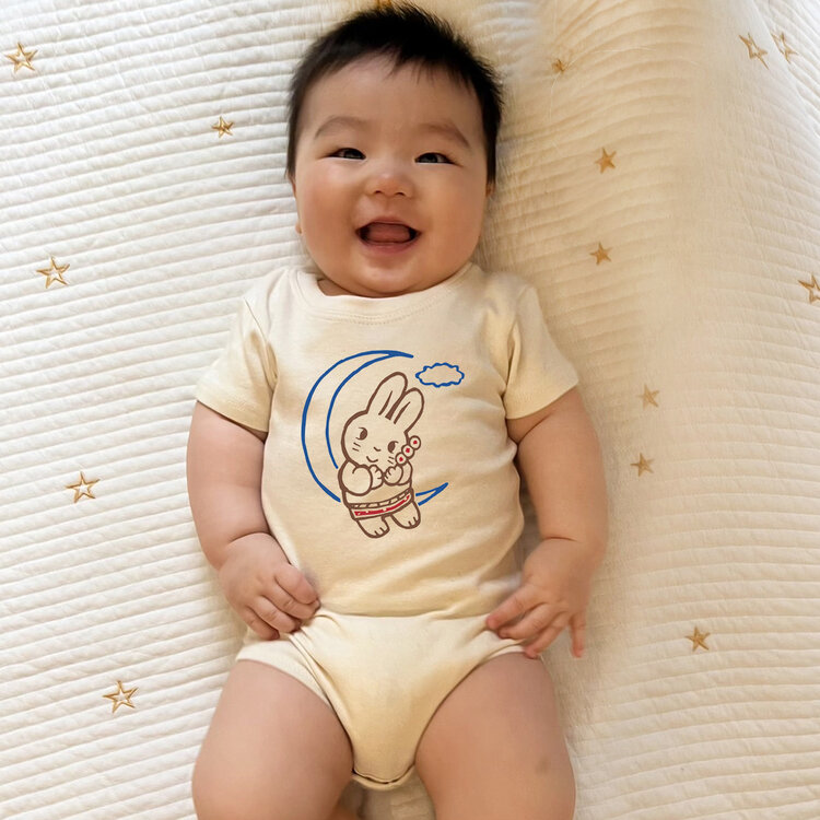 Lucky Wang Rabbit Organic Onesie