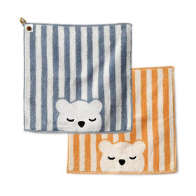 Variis Ltd. Bear Stripe Washcloth 2/pk