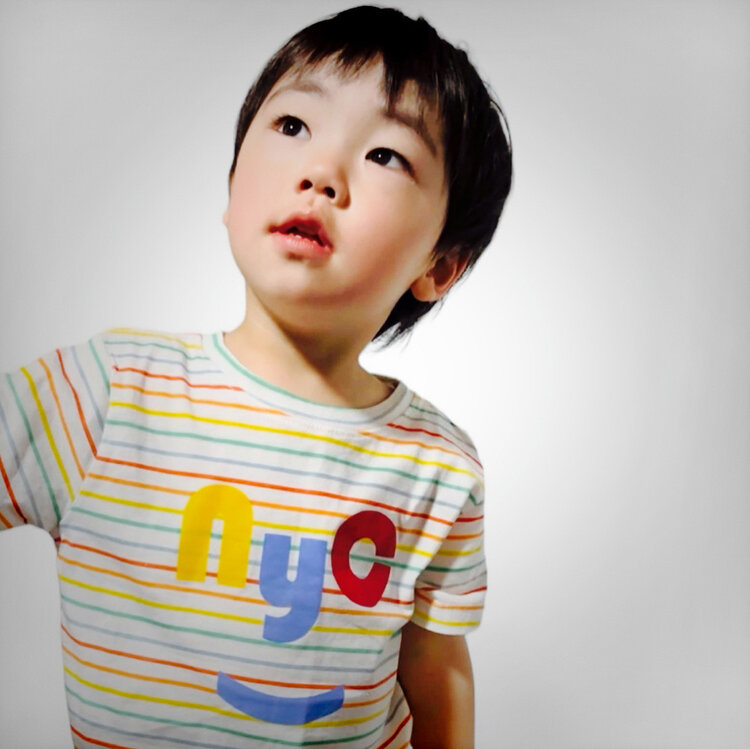 Lucky Wang Red/Yellow NYC Stripe Tee