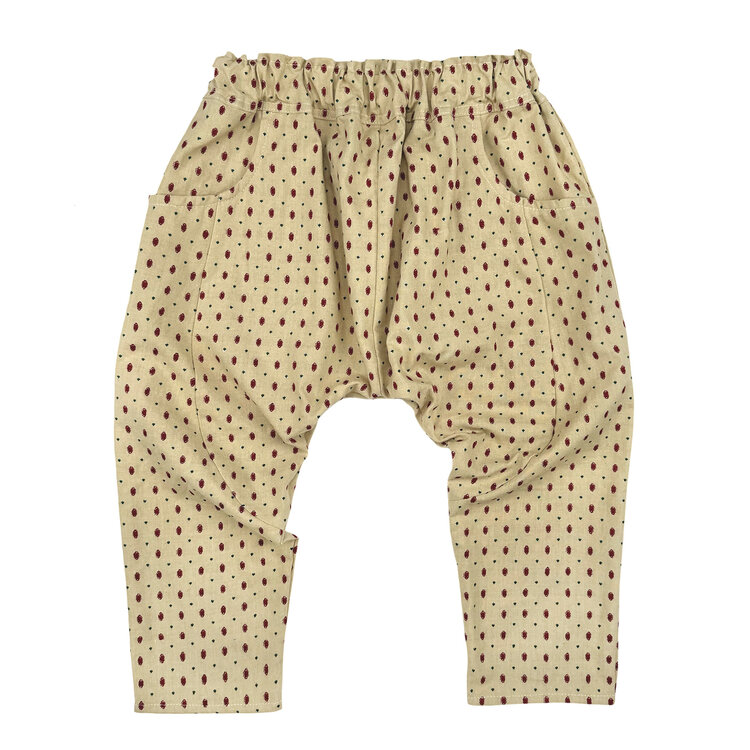 Lucky Wang Ecru Mini Azuki Sarouel Pants