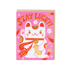 Hello Lucky! Stay Lucky Cat Birthday