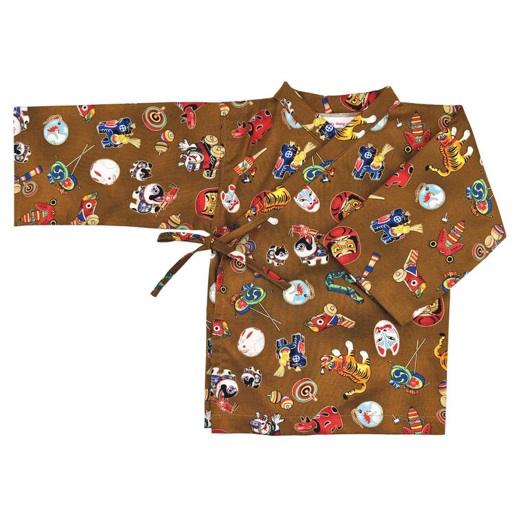 Lucky Wang Kimono Nippon Toys Mustard
