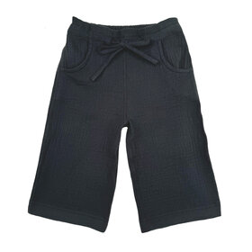 Lucky Wang Charcoal Drawstring Infant Pants