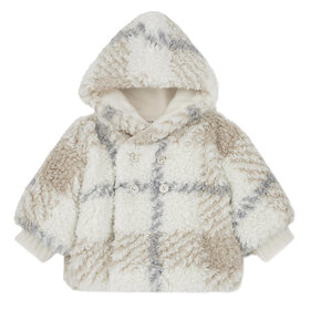 1+ in the family 1+ Eugenie Hooded Jacket Ecru
