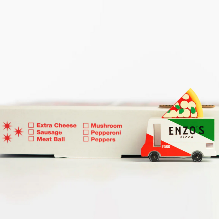 Candylab Toys Pizza Van