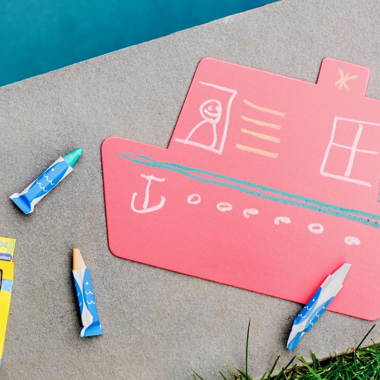 Bath Drawing Board Set with Ship Board