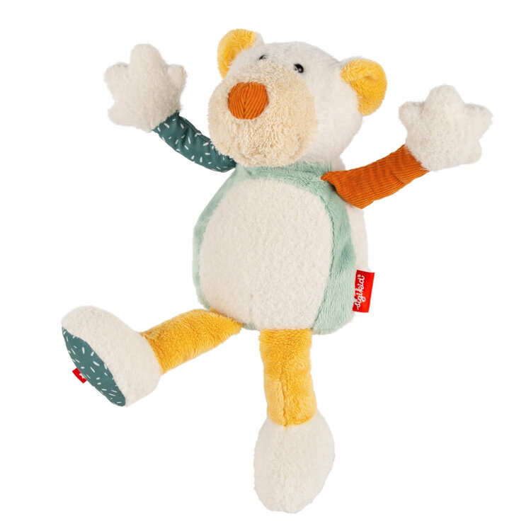 sigikid Patchwork Polar Bear Plush Toy