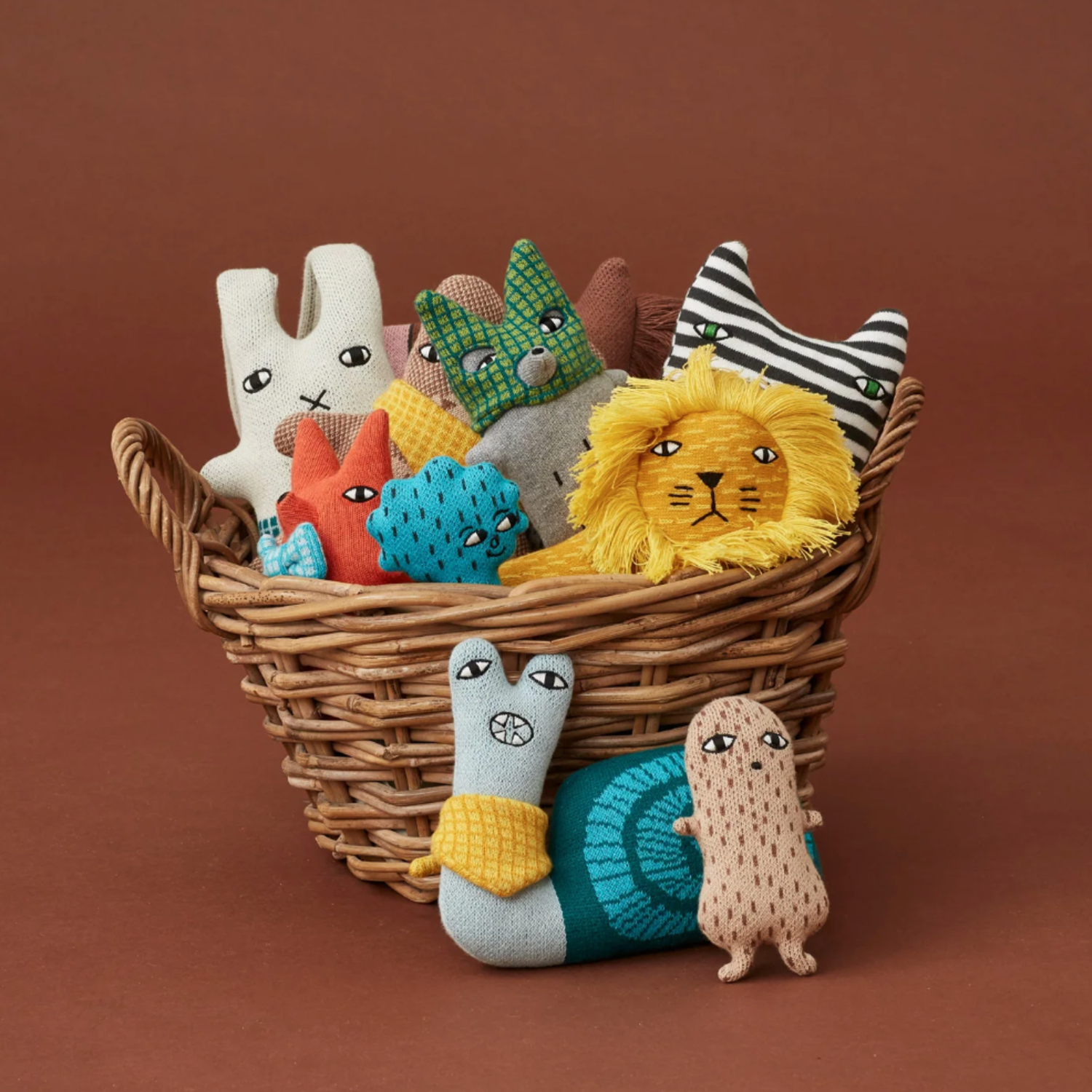 Teeny Ted Bear Cotton Creature Wee Ones - Lucky Wang nyc