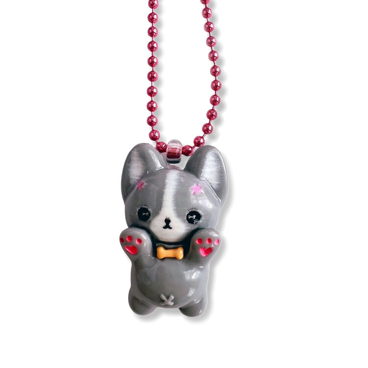 Pop Cutie Frenchies Kids Necklace 6yrs.+