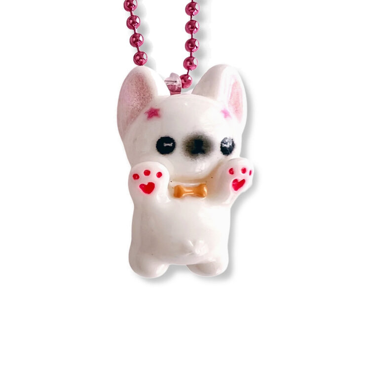 Pop Cutie Frenchies Kids Necklace 6yrs.+