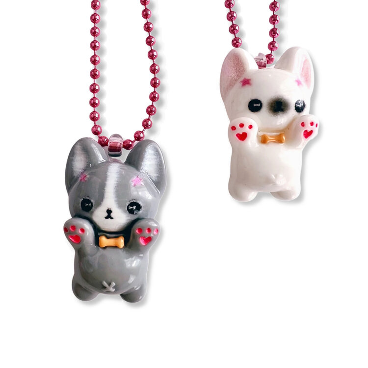 Pop Cutie Frenchies Kids Necklace 6yrs.+