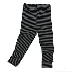Lucky Wang Black White Stripe Leggings