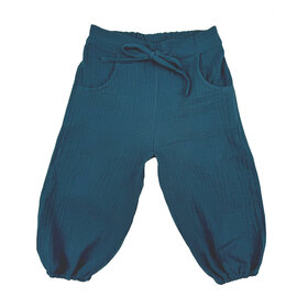 Lucky Wang Peacock Drawstring Infant Pants