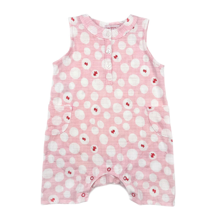 Lucky Wang Bubble Goldfish Pink Jumpsuit