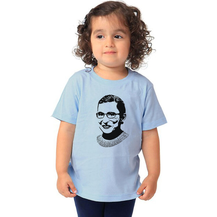 Lucky Wang RBG Cotton Tee Sky