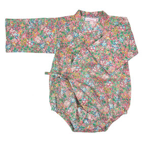 Lucky Wang Kimono One Piece Chelsea Pink Floral