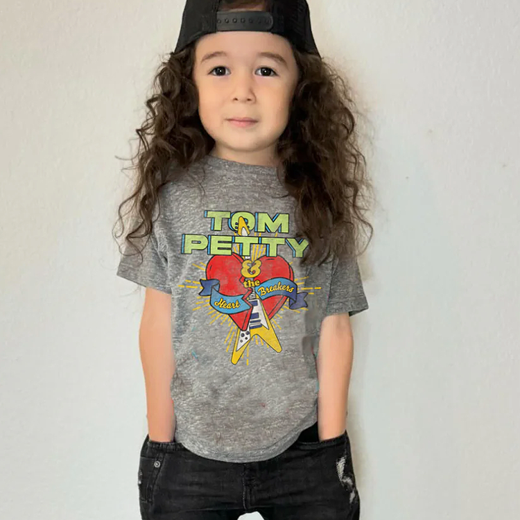 Rowdy Sprout Tom Petty Heartbreakers Tee Grey