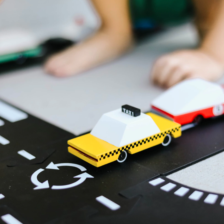 Candylab Toys Yellow Taxi
