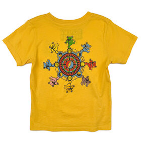 Rowdy Sprout Grateful Dead Bears Tee Yellow