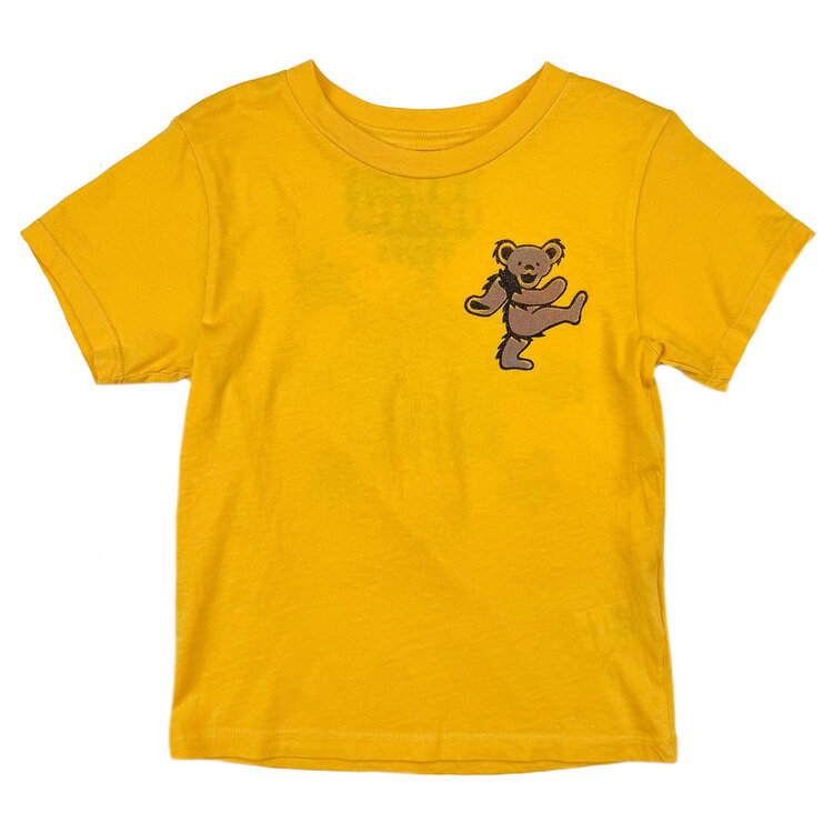 Rowdy Sprout Grateful Dead Bears Tee Yellow