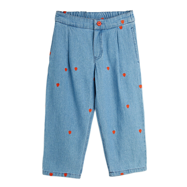 Mini Rodini Mini Hearts Woven Trousers AOP