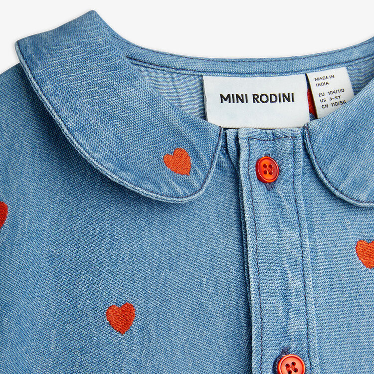 Mini Rodini Mini Hearts Woven Dress AOP