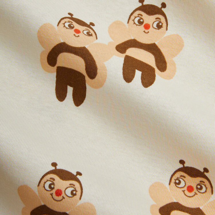Mini Rodini Bees Baby NB Set AOP