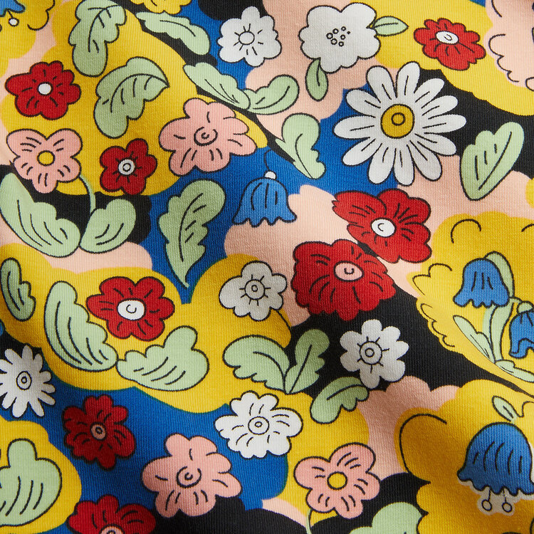 Mini Rodini Flowers Tee AOP