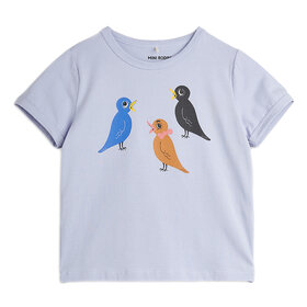 Mini Rodini Birds Lavender Tee