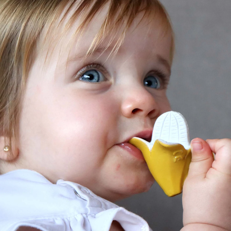 Ana Banana Natural Rubber Teether Toy